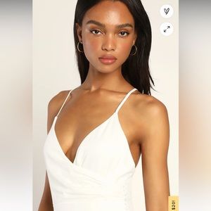 Lulus white dress